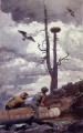 Ospreys Nest Realismus maler Winslow Homer